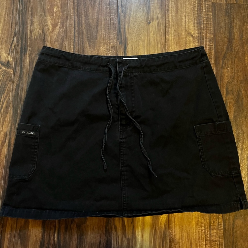 90s Calvin Klein mini cargo skirt